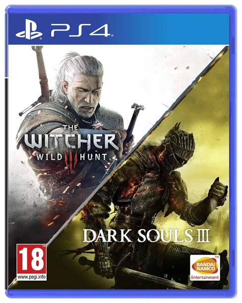 The Witcher Wild Hunt + Dark Souls III PS4 Used