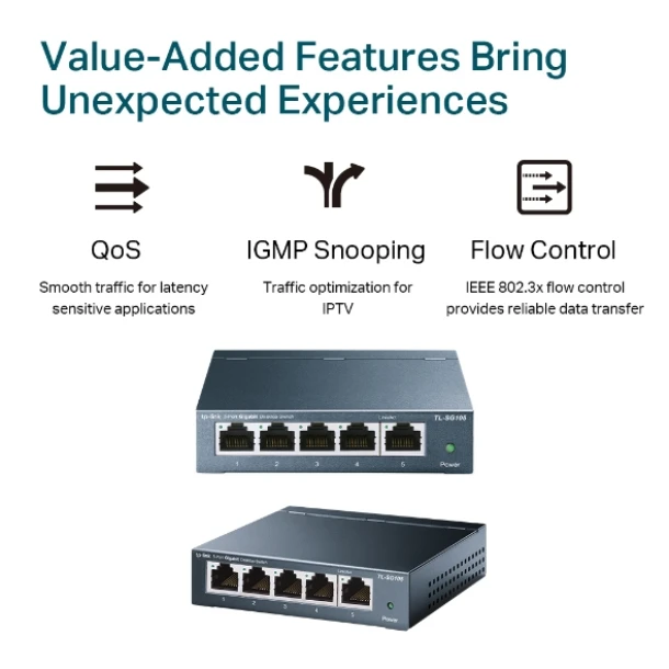TP Link Switch 5 Port Gigabit SG105