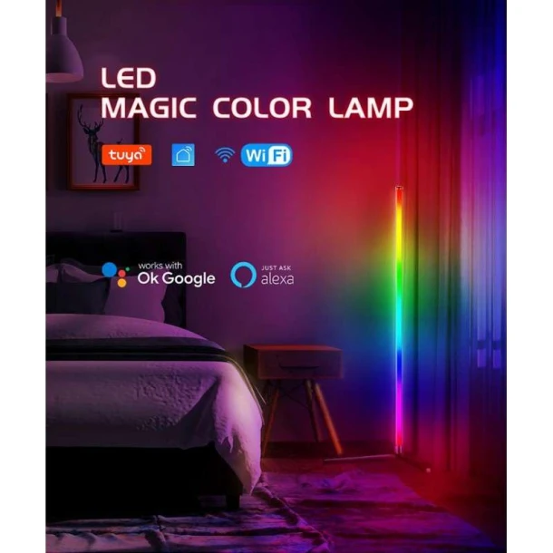 LED Magic Color Floor Lamp
