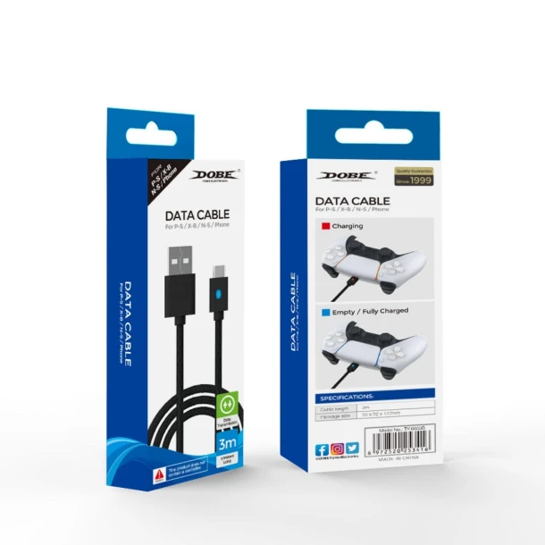 Dobe Cable Controller PS5