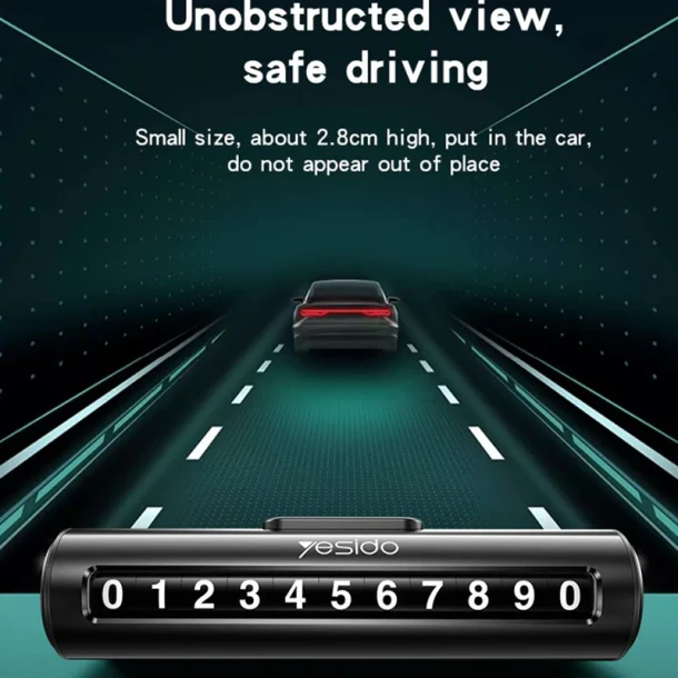 Yesido Temporary Parking Card C202