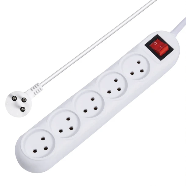 Type H 5-Socket Extension Power Strip