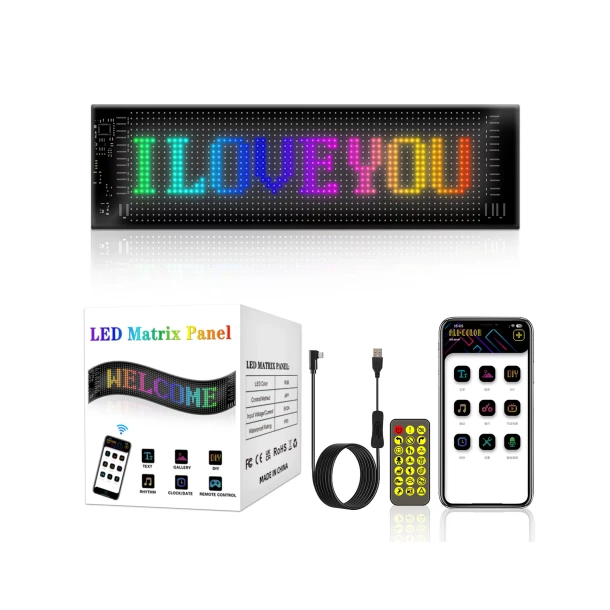 Programmable LED Car Sign