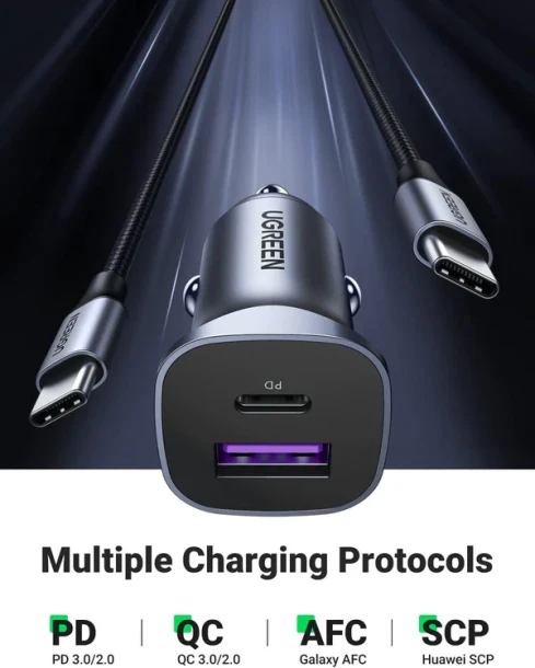 UGREEN Car Charger CD130