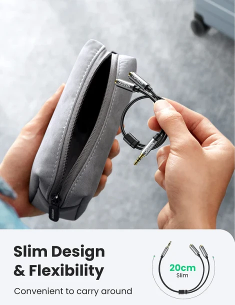 UGREEN Headphone Splitter 2Aux Adapter