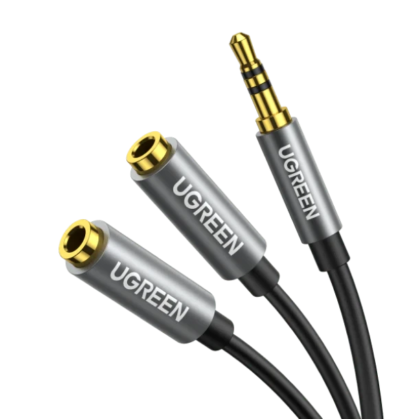 UGREEN Headphone Splitter 2Aux Adapter