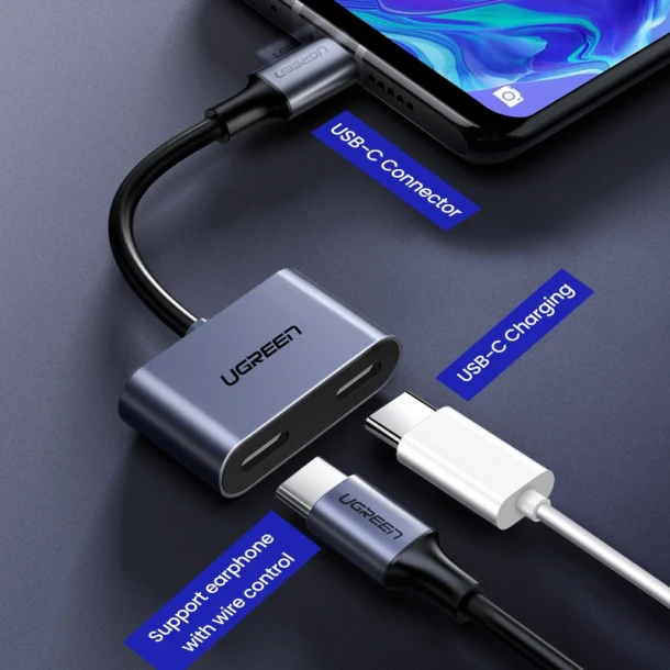 UGREEN Converter USB-C One-Two CM232
